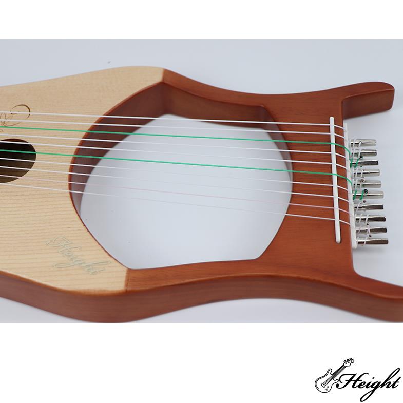 Spruce Wood 10 String Lyre Harp