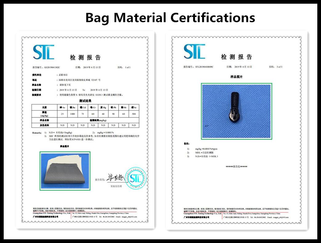 bag  certifications