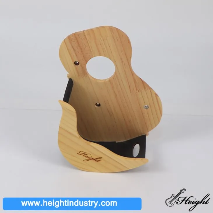 Massiv gummi trä ukulele vägghängare