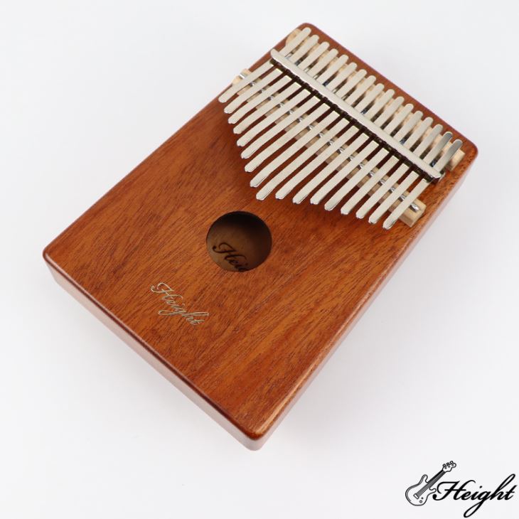 Mahogny 17 Nyckel Kalimba Mbira Tumpiano