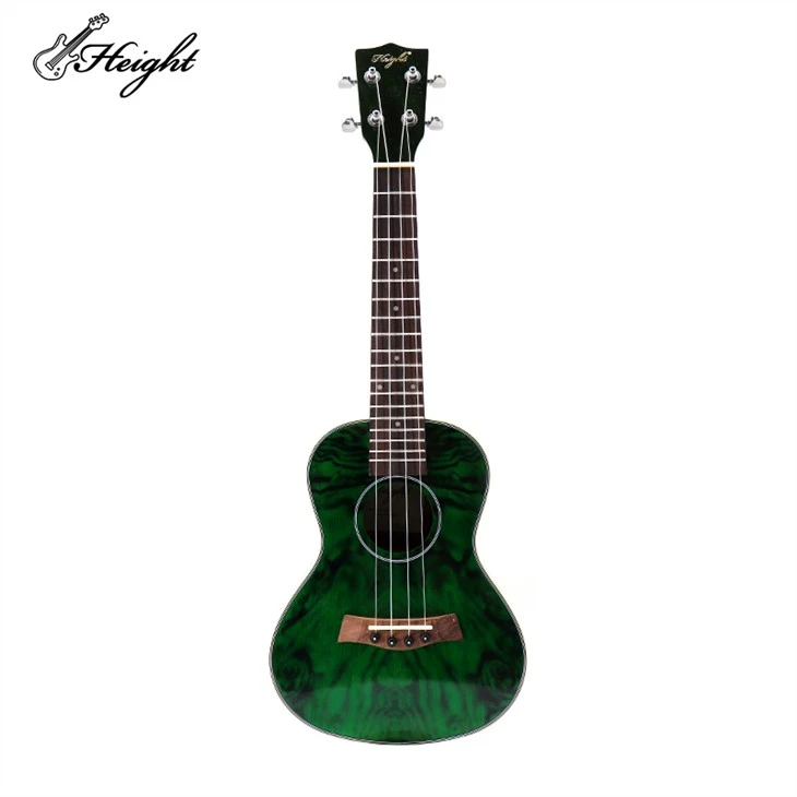 23'' Ukulele i grangrönt bläck