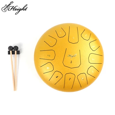 5,5 tums Tongue Drum Mini 8-Tone Steel C Key