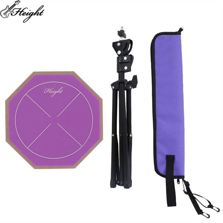 Drum Pad Drum Set Drum Pad Stand 12 Inches Rubber 5A Maple Sticks