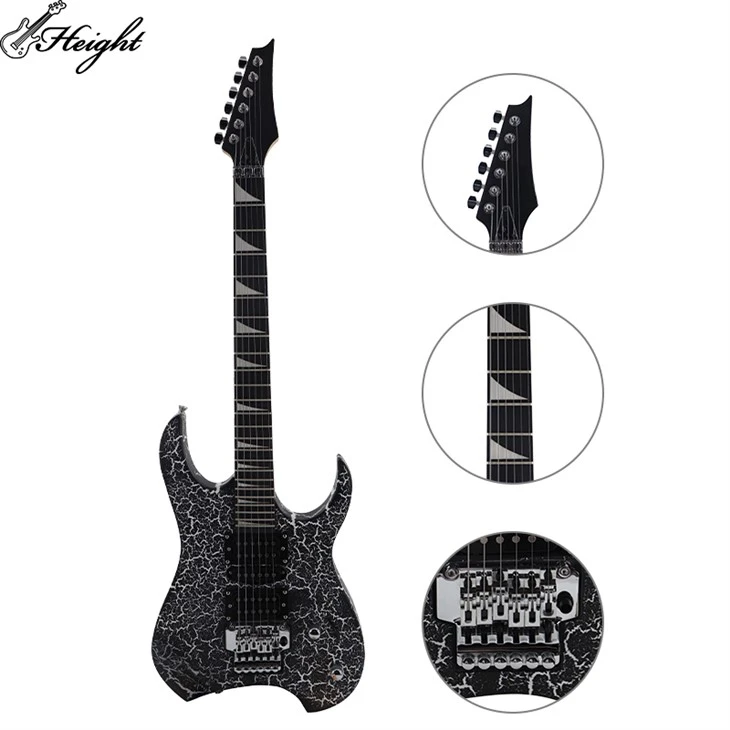 Six-string Electric Guitar With Solid Wood Body Indonesian RosewoodFingerboard